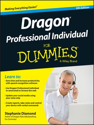 cover image of Dragon NaturallySpeaking For Dummies